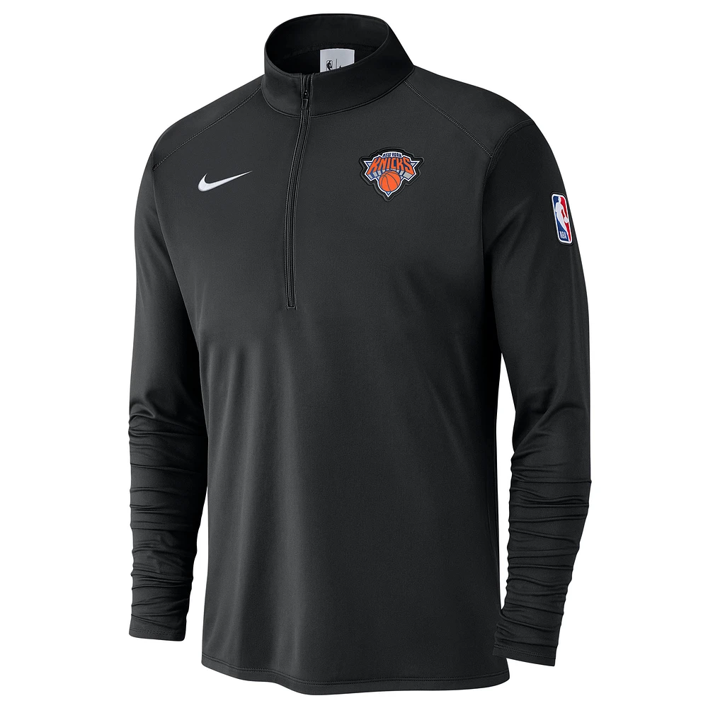 Men's Nike New York Knicks 2024/25 Courtside Performance Half-Zip Top