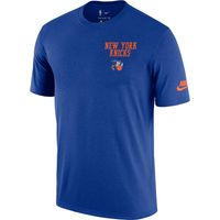 Men's Nike Blue New York Knicks 2021/22 Hardwood Classics Classic Edition Courtside T-Shirt