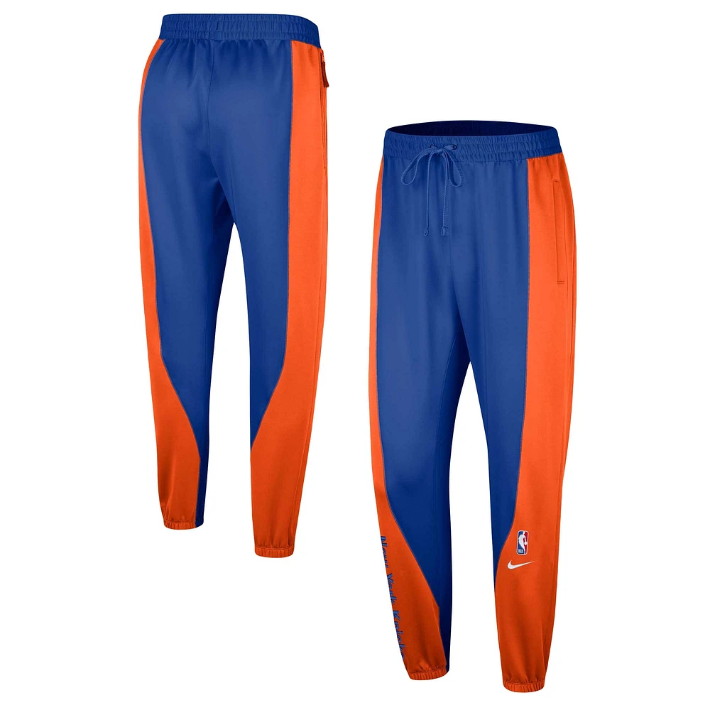 Men's Nike Blue New York Knicks 2023/24 Authentic Showtime Pants