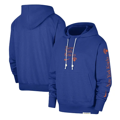 Men's Nike Blue New York Knicks Authentic Performance Pullover Hoodie