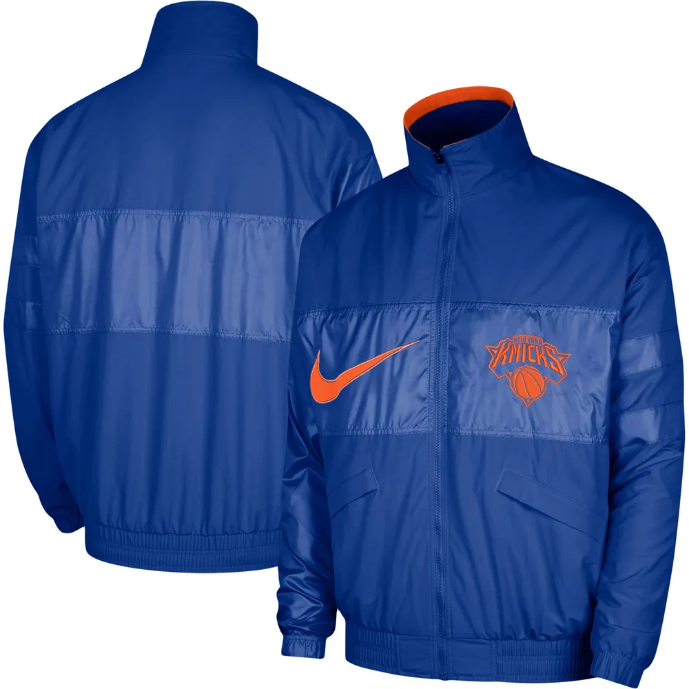 Nike New York Knicks Courtside Versus Capsule Veste entièrement zippée pour homme - Bleu