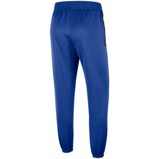 Pantalon Performance Nike New York Knicks Showtime Logo Bleu pour Homme