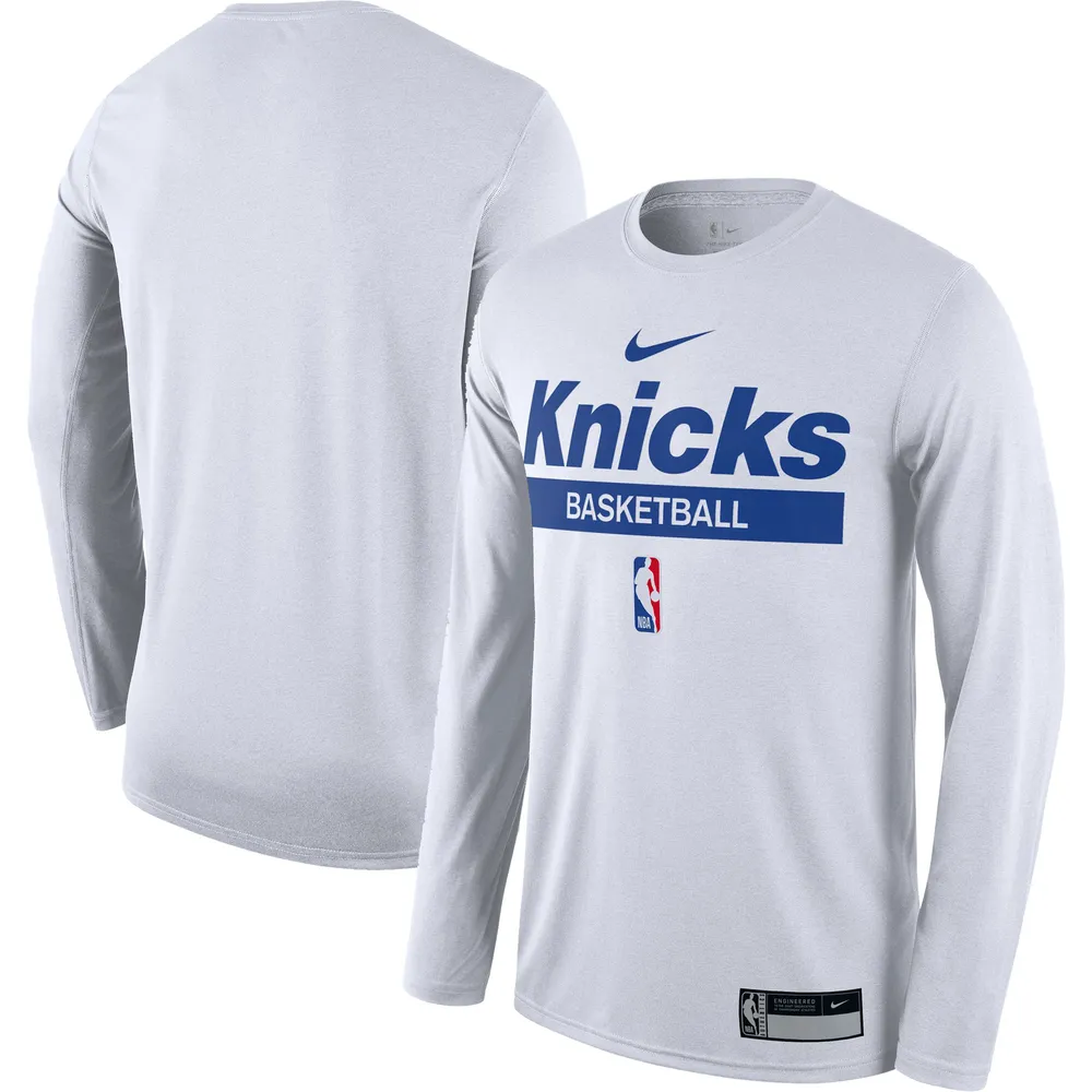 Ataque de nervios aliviar Organo Lids New York Knicks Nike 2022/23 Legend On-Court Practice Performance Long  Sleeve T-Shirt - White | Connecticut Post Mall