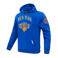 Men's Pro Standard Blue New York Knicks 2024/25 City Edition Pullover Hoodie
