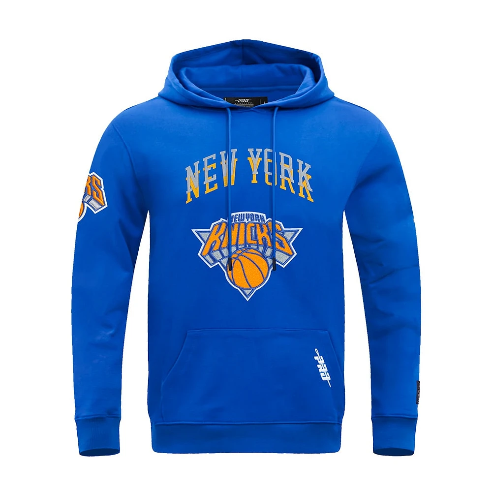 Men's Pro Standard Blue New York Knicks 2024/25 City Edition Pullover Hoodie