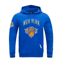 Men's Pro Standard Blue New York Knicks 2024/25 City Edition Pullover Hoodie