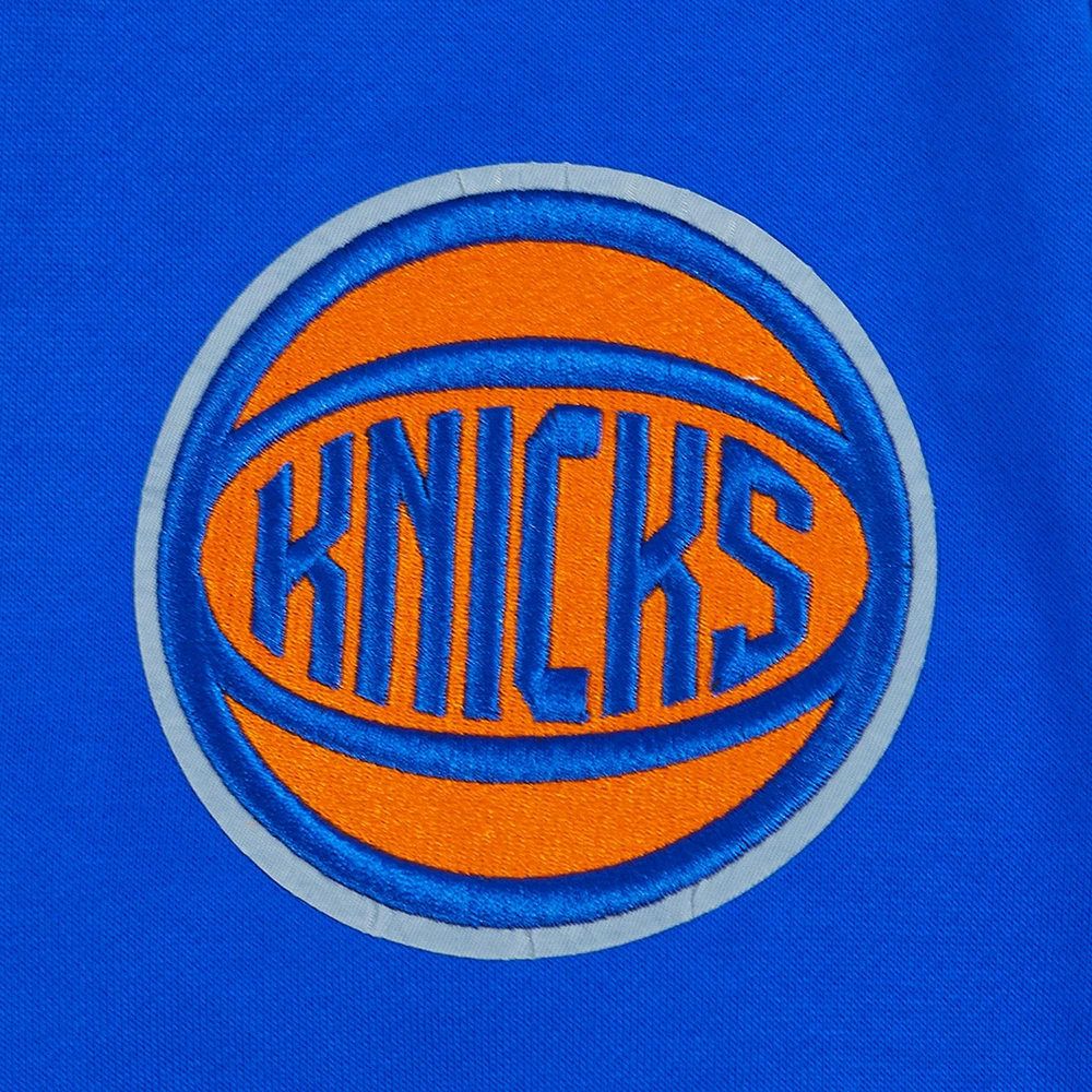 Men's Pro Standard Blue New York Knicks 2024/25 City Edition Pullover Hoodie