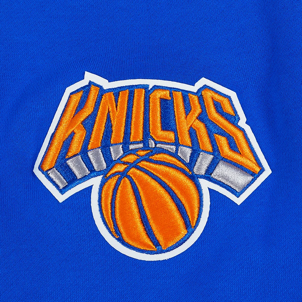 Men's Pro Standard Blue New York Knicks 2024/25 City Edition Pullover Hoodie