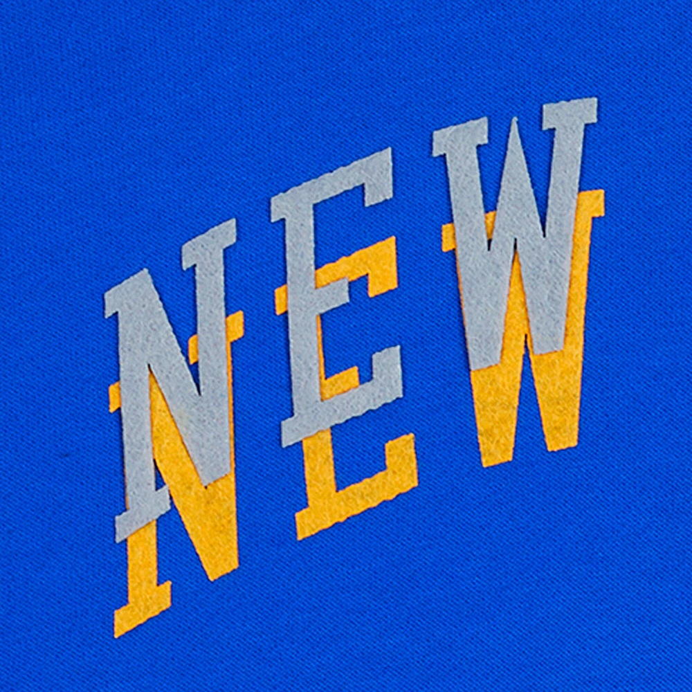 Men's Pro Standard Blue New York Knicks 2024/25 City Edition Pullover Hoodie