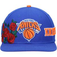 Men's Pro Standard Blue New York Knicks Roses Snapback Hat