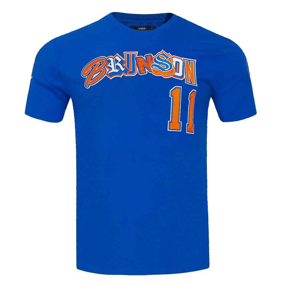 Men's Pro Standard Jalen Brunson Blue New York Knicks City Ransom T-Shirt