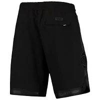 Men's Pro Standard New York Knicks Triple Black Gloss Shorts