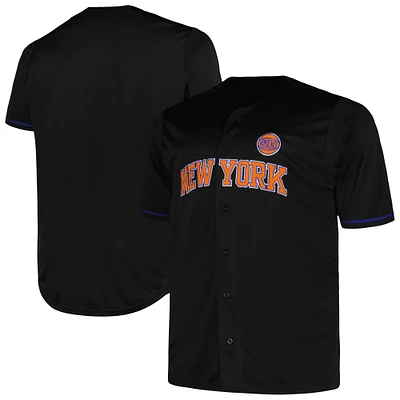 Maillot Profile Noir New York Knicks Big & Tall Pop pour homme