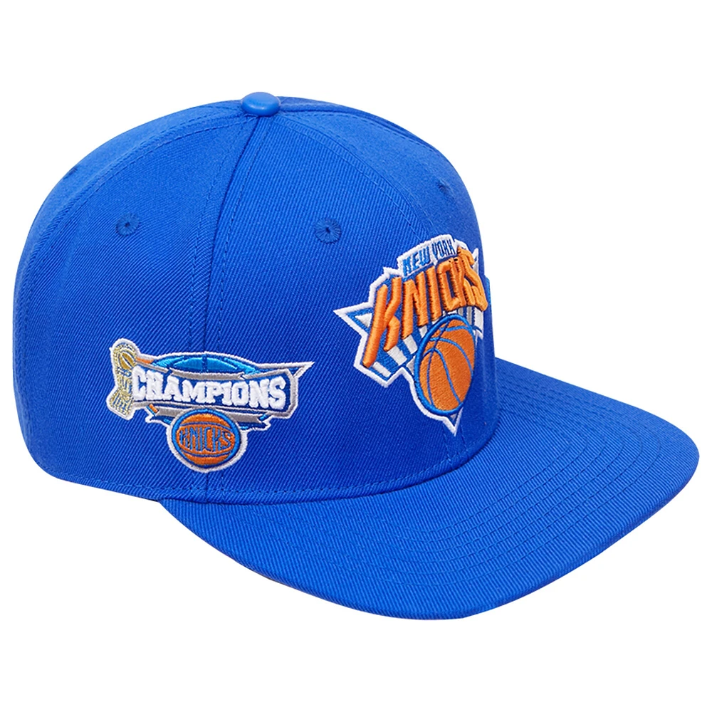 Casquette Snapback Royal New York Knicks Championship Capsule pour homme