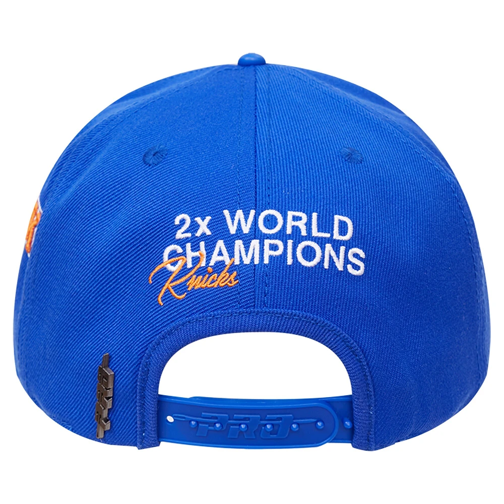 Casquette Snapback Royal New York Knicks Championship Capsule pour homme