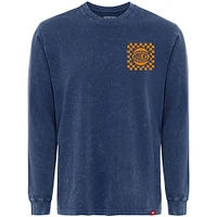 T-shirt à manches longues Sportiqe bleu pour homme, Bono, des New York Knicks