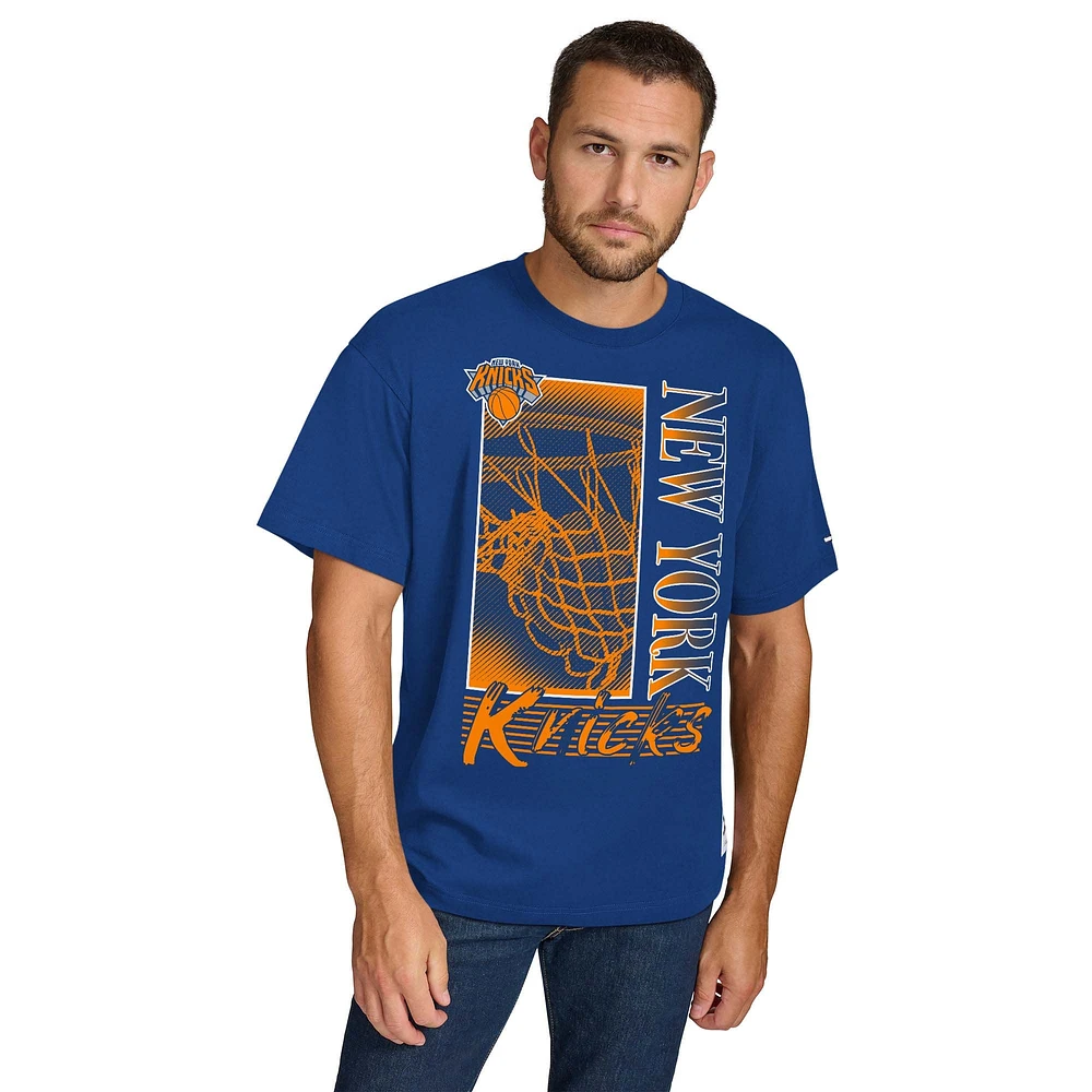 T-shirt bleu Tommy Jeans pour homme New York Knicks Noah Swish