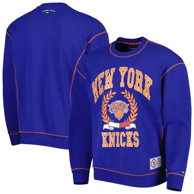 Lids New York Knicks Tommy Jeans Women's Ariel Pullover Sweatshirt - Blue/ White