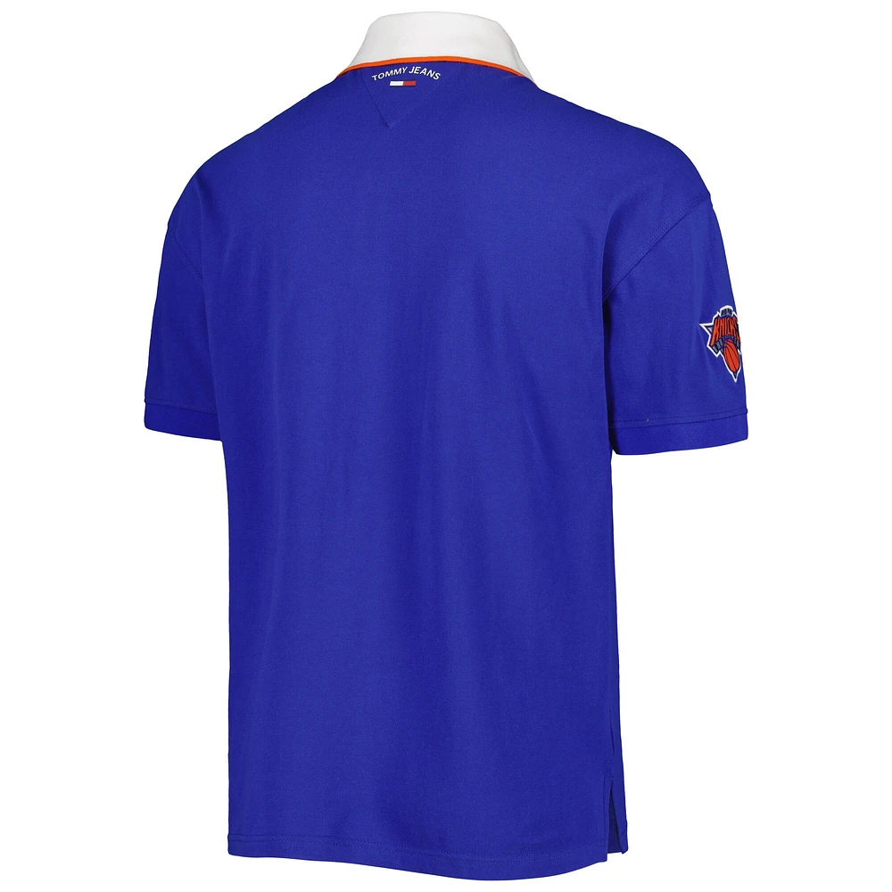 Polo en piqué Stanley des New York Knicks de Tommy Jeans pour hommes, bleu