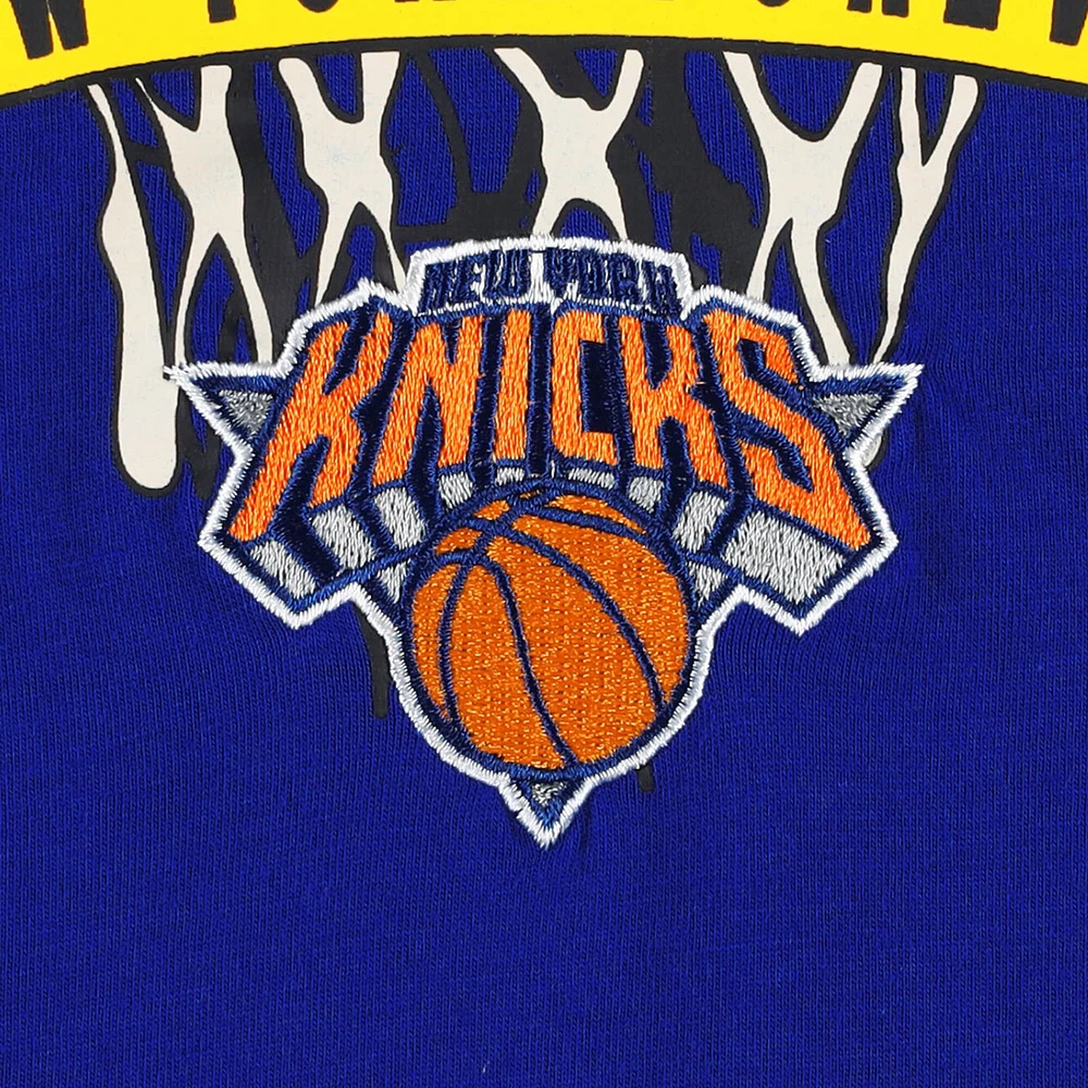 T-shirt Tommy Jeans des New York Knicks Tim Backboard bleu pour homme