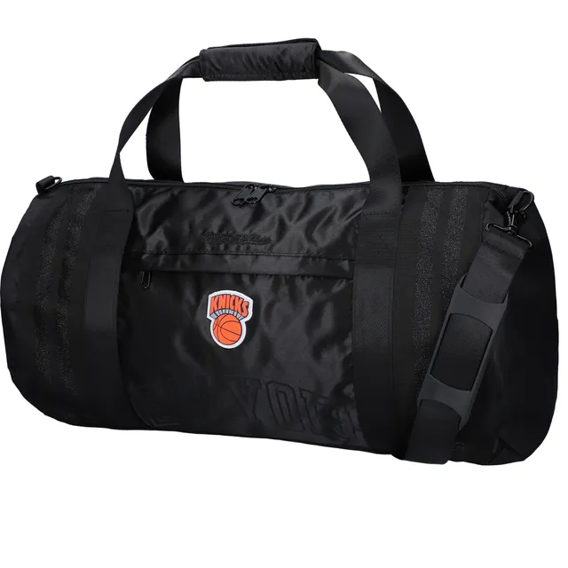 New York Knicks Navy Camo Print Personalized Duffel Bag