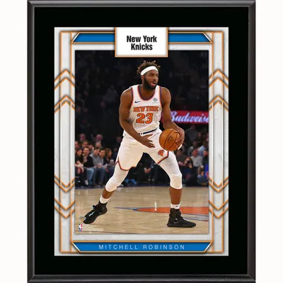 Plaque de joueur sublimée Mitchell Robinson New York Knicks 10,5" x 13"
