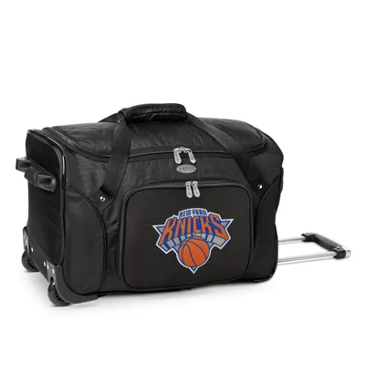 New York Knicks MOJO 22" 2-Wheeled Duffel Bag - Black