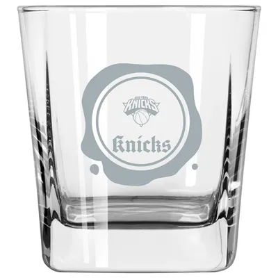 New York Knicks 14oz. Frost Stamp Old Fashioned Glass