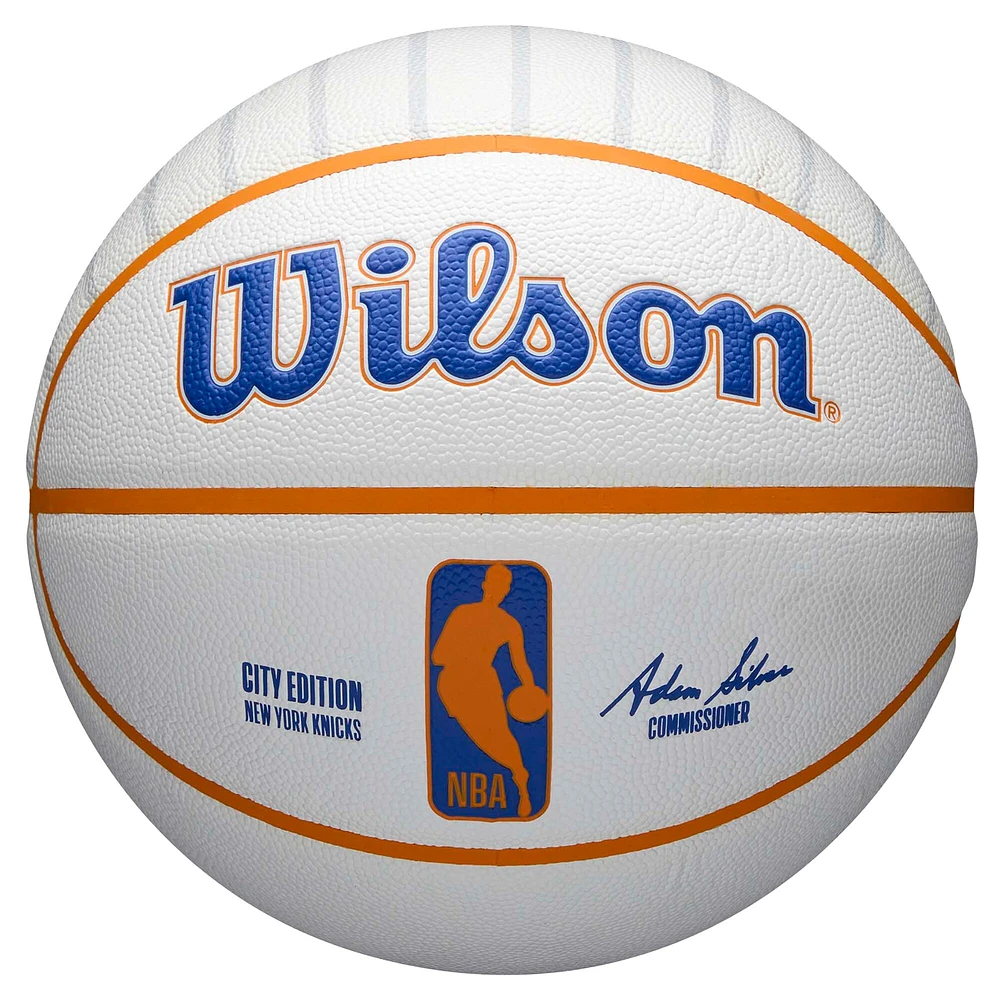 Ballon de basket de collection New York Knicks 2024-25 City Edition