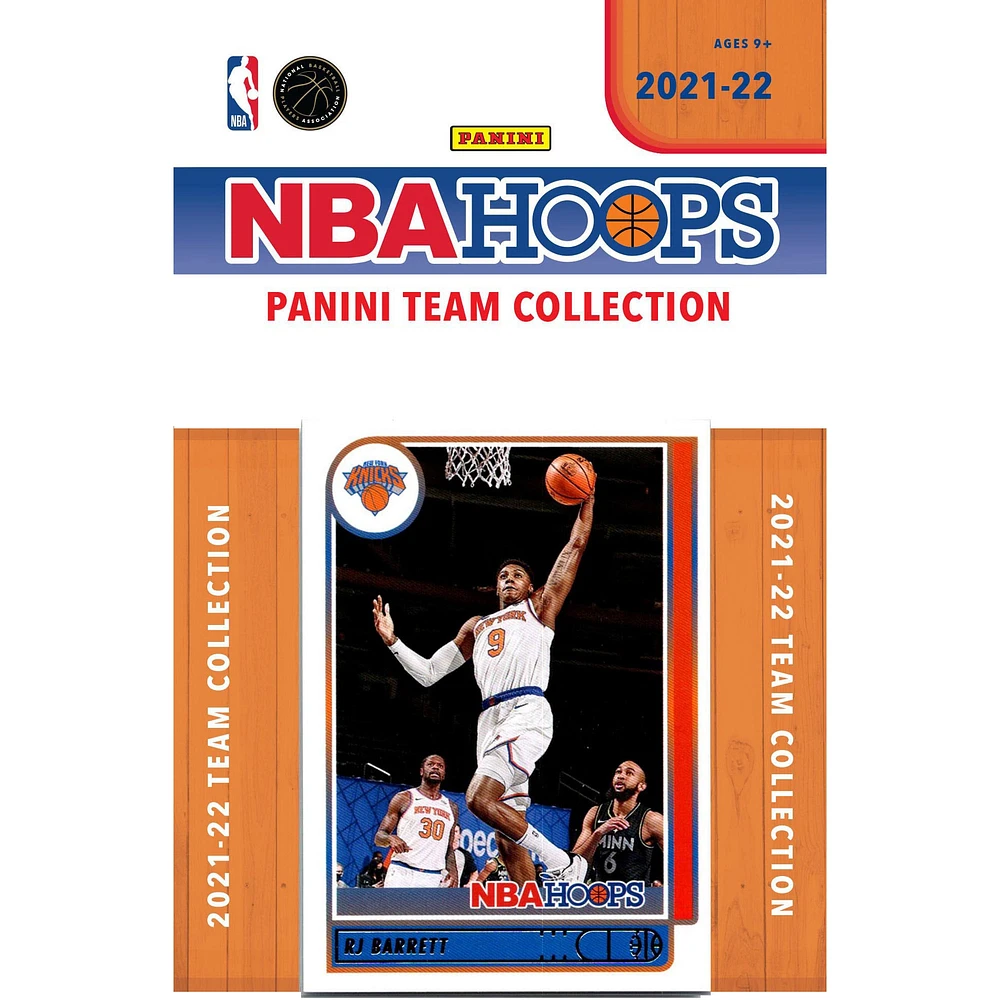 Panini America New York Knicks Équipe officielle 2021/22 - Jeu de cartes à collectionner