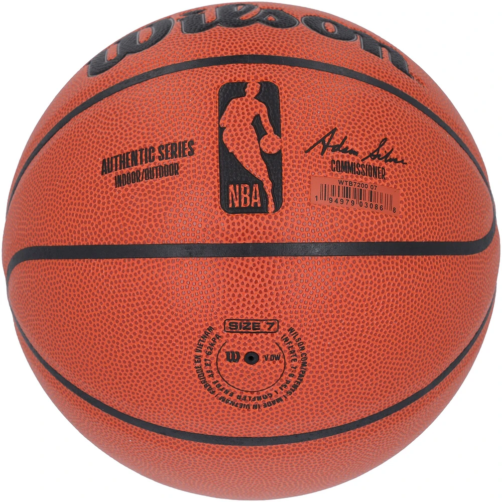 Patrick Ewing New York Knicks Autographed Wilson Replica Basketball with "HOF 08" Inscription