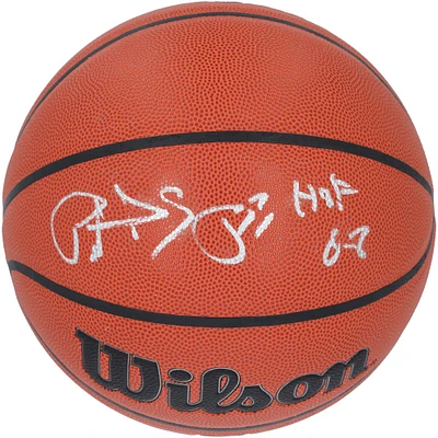 Patrick Ewing New York Knicks Autographed Wilson Replica Basketball with "HOF 08" Inscription