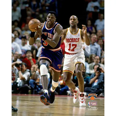 Patrick Ewing New York Knicks Unsigned Hardwood Classics 1996 NBA All-Star  Game Contested Jump Shot Photograph