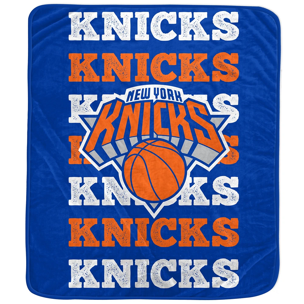 Couverture en peluche avec logo Pegasus New York Knicks 60'' x 70''