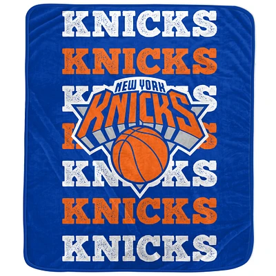 Couverture en peluche avec logo Pegasus New York Knicks 60'' x 70''