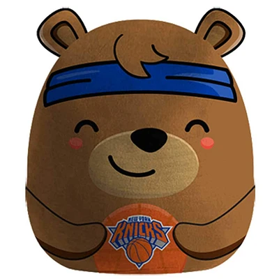 Coussin en peluche avec mascotte des New York Knicks de Pegasus et fonctionnalités