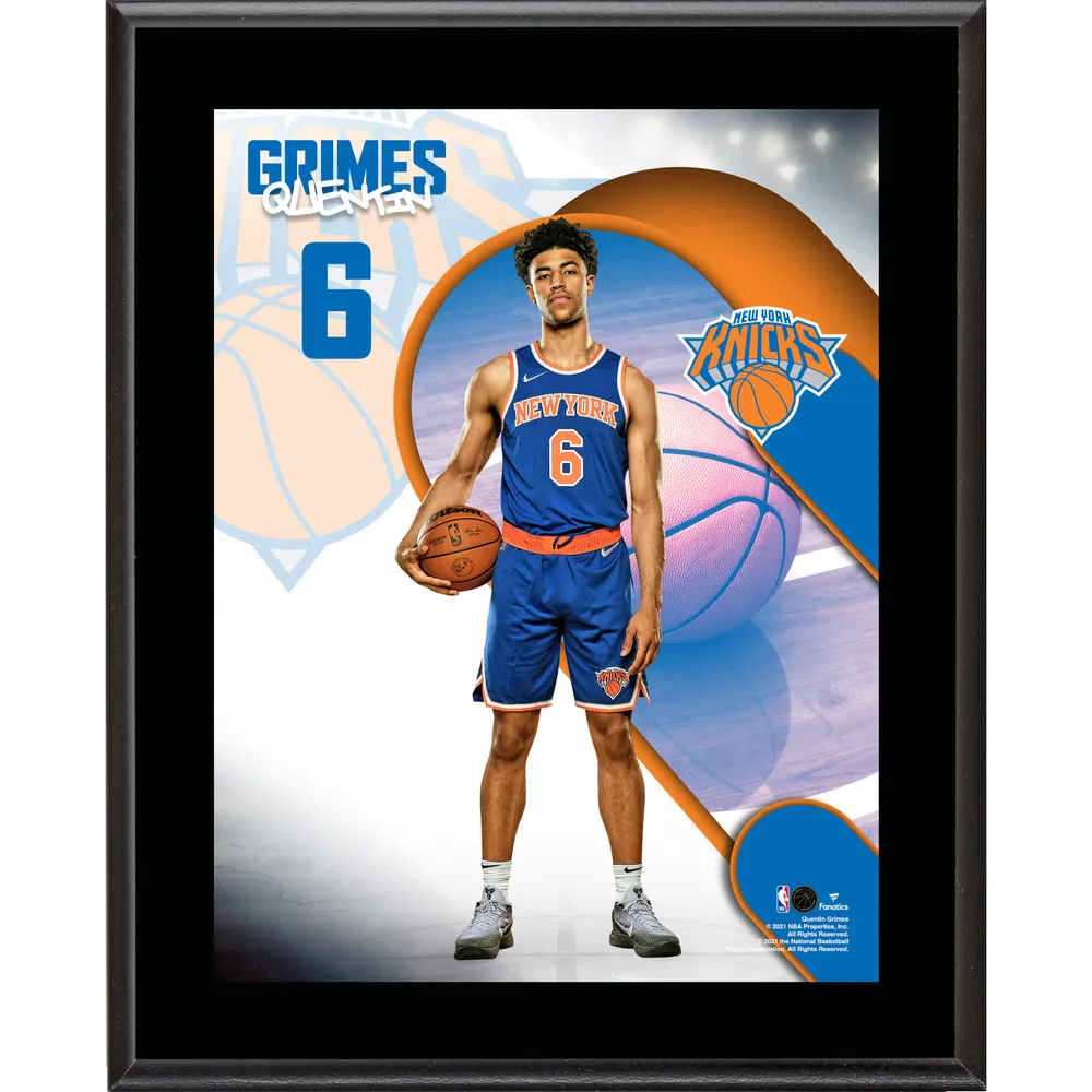 Quentin Grimes White New York Knicks Game-Used #6 Jersey vs