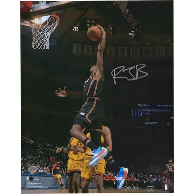RJ Barrett New York Knicks Fanatics Authentic Autographed 16'' x 20'' Dunk vs. Atlanta Hawks Photograph