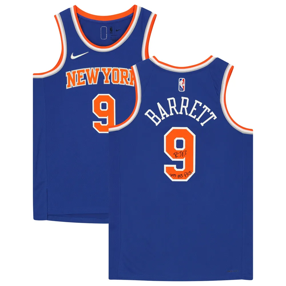 Youth Nike RJ Barrett Royal New York Knicks Swingman Jersey - Icon Edition