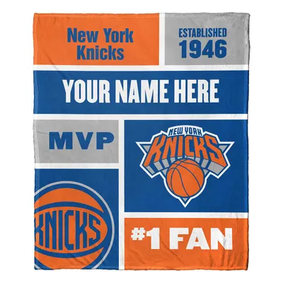 New York Knicks The Northwest Group 50'' x 60'' Colorblock Personalized Silk Touch Throw