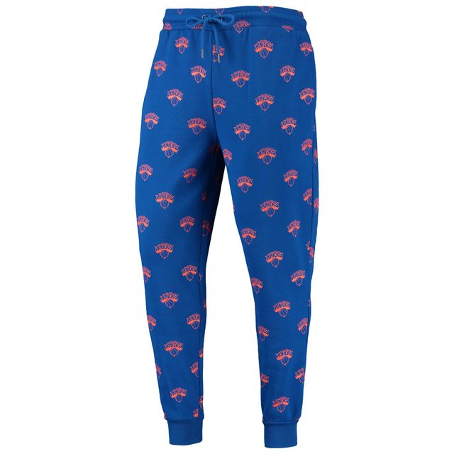 The Wild Collective Royal New York Knicks Pantalon de jogging à logo intégral