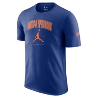 T-shirt unisexe Jordan Brand bleu Essential Cities des New York Knicks