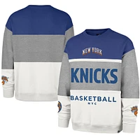 Sweat-shirt unisexe '47 gris New York Knicks City Edition 2024/25 On Five Maximalist Pullover