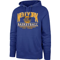 Unisex '47  Royal New York Knicks Good Call Headline Pullover Hoodie