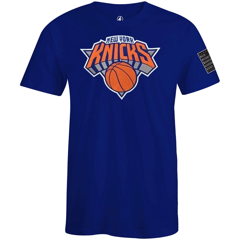 T-shirt unisexe FISLL x Black History Collection Royal New York Knicks