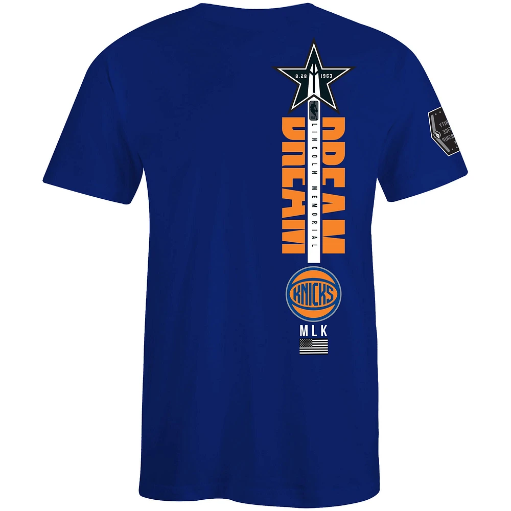 T-shirt unisexe FISLL x Black History Collection Royal New York Knicks