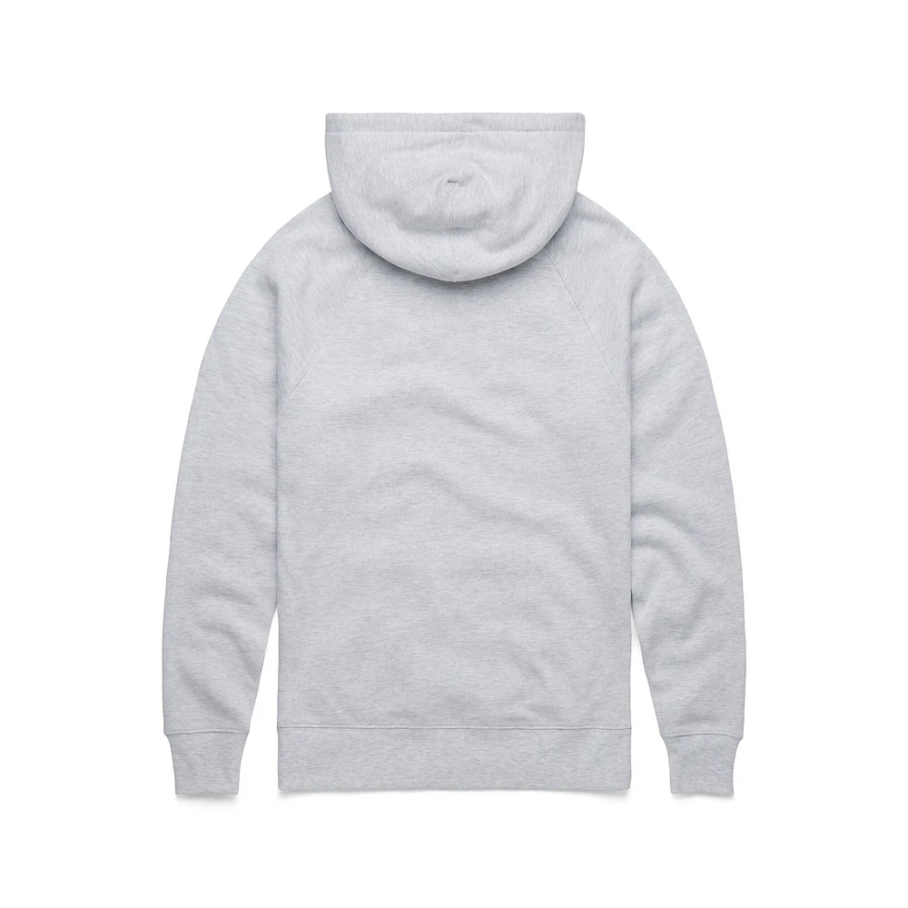 Sweat à capuche unisexe Homage Ash New York Knicks Hometown Edition Tri-Blend Raglan