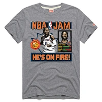 T-shirt unisexe gris hommage à Jalen Brunson des New York Knicks NBA Jam Tri-Blend