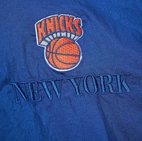 Unisex Mitchell & Ness  Blue New York Knicks Hardwood Classics Team OG 3.0 Anorak Half-Zip Windbreaker Jacket