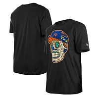 T-shirt unisexe New Era noir York Knicks Sugar Skull